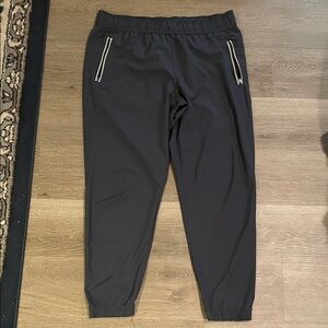 Men’s Slate Grey Joggers with Reflective Pocket Accents
